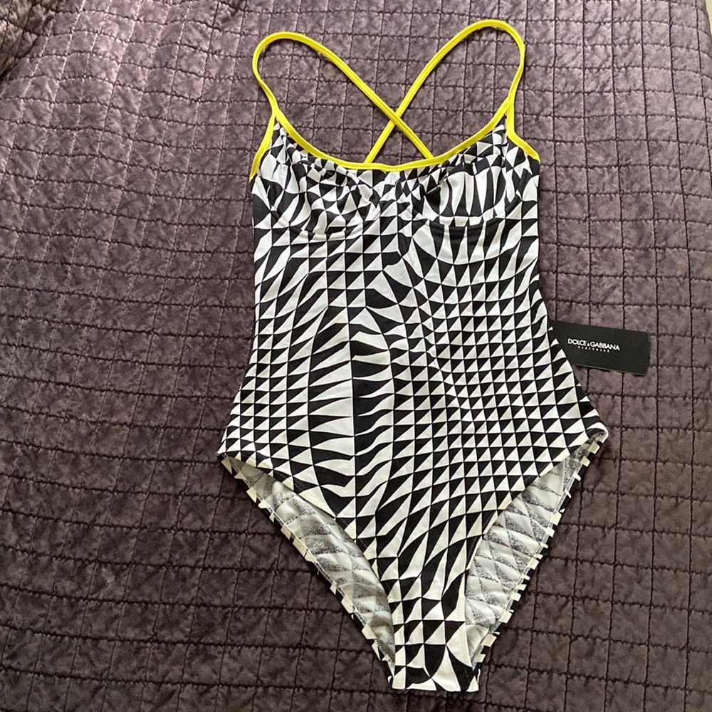 Dolce & Gabbana Runway One piece swimsuit bikini